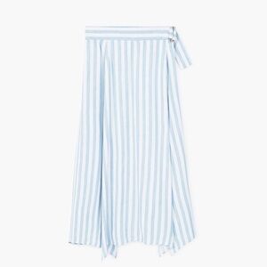 Mango Striped Maxi Skirt in Blue and White
